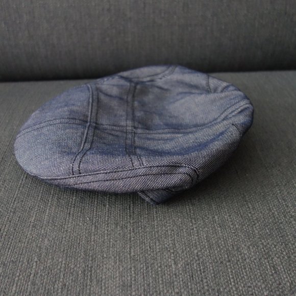 Diesel Pro V HP Cabbie Style Blue Denim Hat Size 11 - Picture 3 of 16